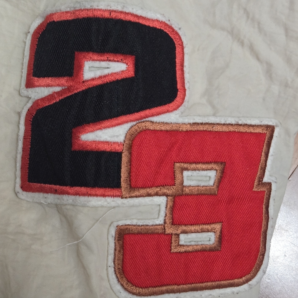 Super RARE Authentic VINTAGE Red and Black Air Jordan Jacket XL - Picture 3 of 4